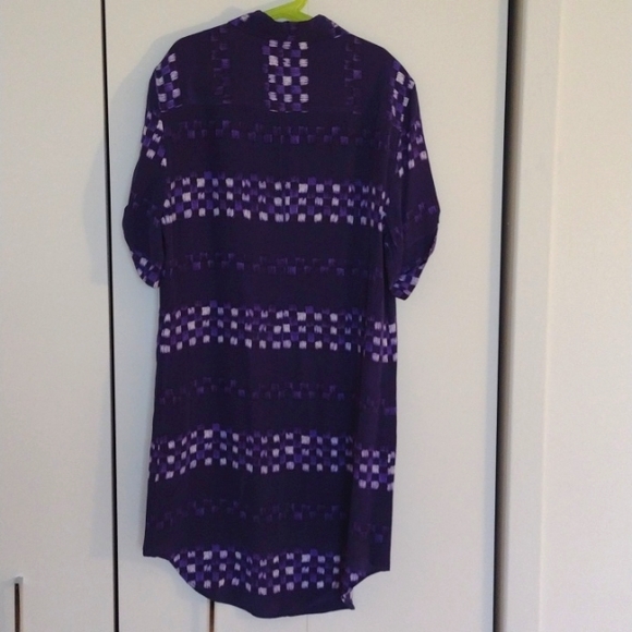 🌸 NWOT EQUIPMENT FEMME SILK TUNIC MINI - Picture 3 of 5